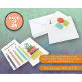 Custom 48 Pack Happy Birthday Card